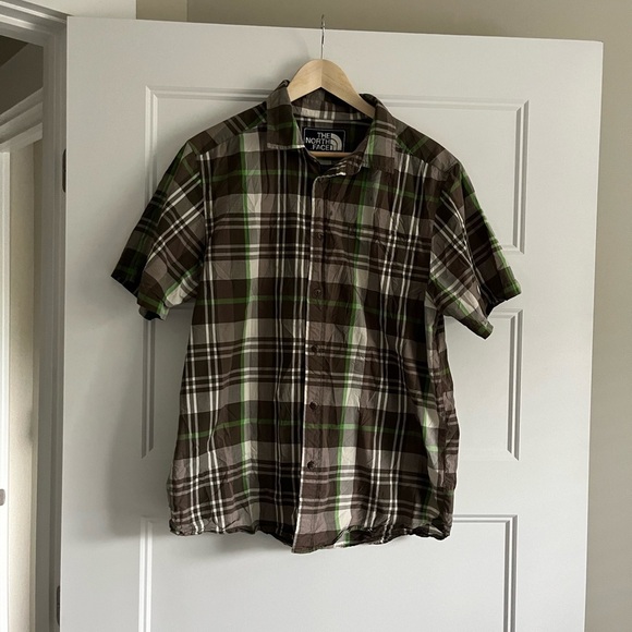 The North Face Short Sleeve Button Up Shirt Men's Size Large - Picture 3 of 6